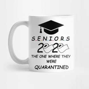 Seniors The One Where They Were Quarantined 2020 Mug